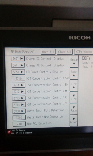 Lỗi SC 995, cách xử lý lỗi SC 995 máy photocopy Ricoh MP 6001, 6002