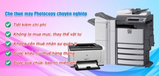 Dịch vụ cho thuê máy photocopy + Scan + in tại thủ đô Hà Nội - CHO THUÊ MÁY PHOTO 244 