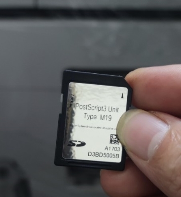  cài in ricoh trên máy macbook - cần có Thẻ PostScript3